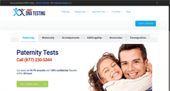 Desktop Screenshot of fastdnatesting.com